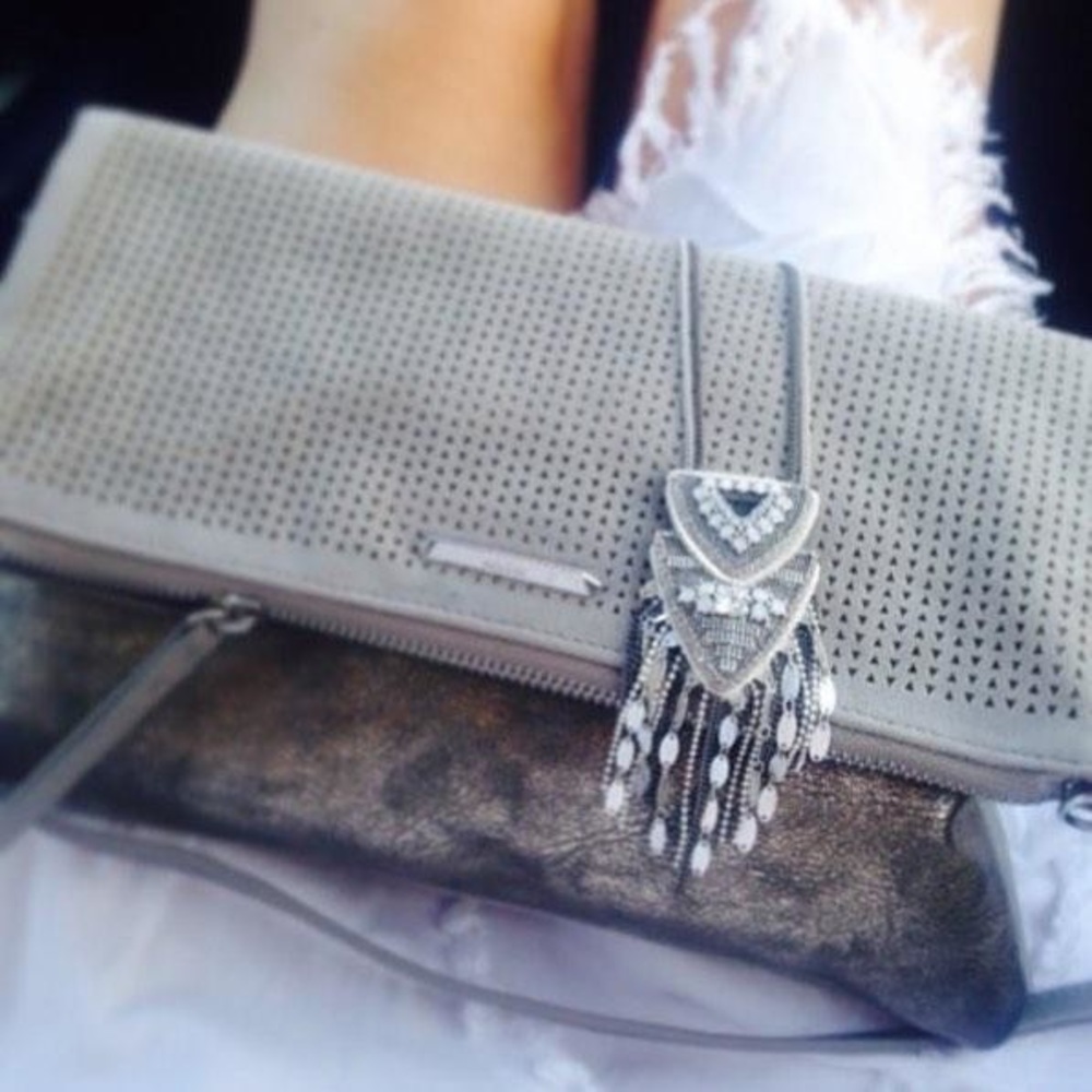 NIB Stella & Dot Chiara Embroidered Pendant